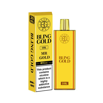 Gold Bling 10000 Puffs Disposable Vape